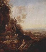 Johann Christian Klengel Italienische Landschaft oil painting